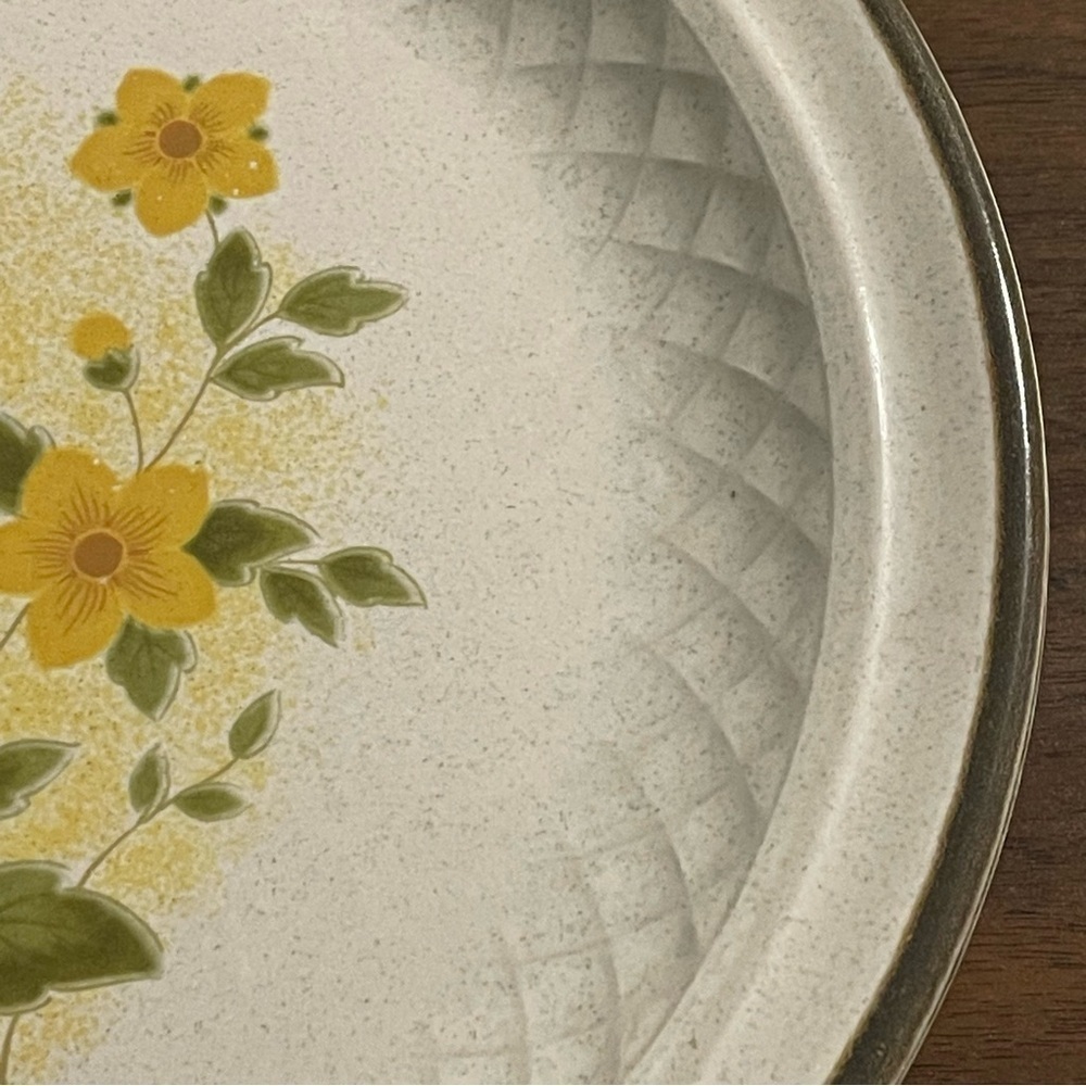 Nikko China Color Stone Sunmist Dinner Plates- Set of 3 - Picture 3 of 7